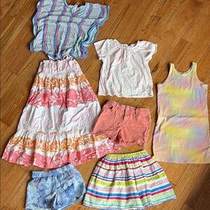 Bundle Girls Med Lg 10/12 GUC Gap Old Navy Spring Summer Colorful Kids Clothing